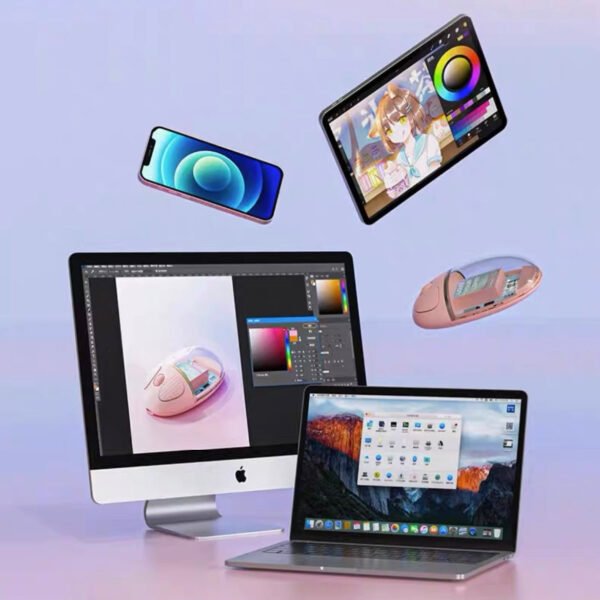 i1233 Colorful Wireless Mouse