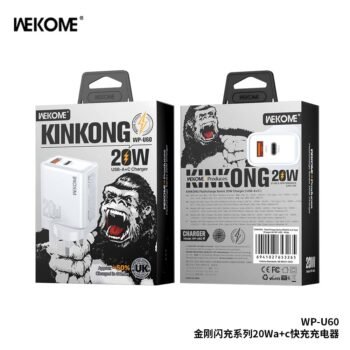 44BF5BB0-DEBC-4E3D-84B5-9C4DC81E50A8.jpg WP-U60 Kinkong Flash
Charge Series 20W A+C Fast Charger