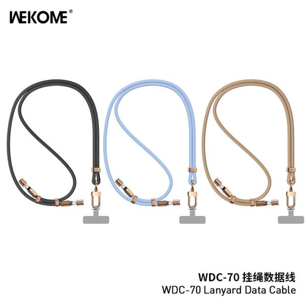 5AEEC3C5-D78B-4FB3-B5FE-657696E701CB.jpg WDC-70 Premium 65W Fast Charging USB-C Lanyard Cable - 1.6M Braided Nylon