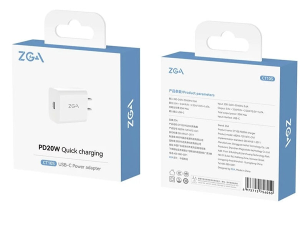 5F7E2EB6-AD81-4BF8-AF45-D133BA3DD6E1.png i1243 CT10S PD 20W Quick Charging USB-C power adapter