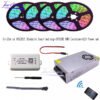 Smart Wifi Multi Color Smart  LED Strip with controller and  power adapter, 5M set