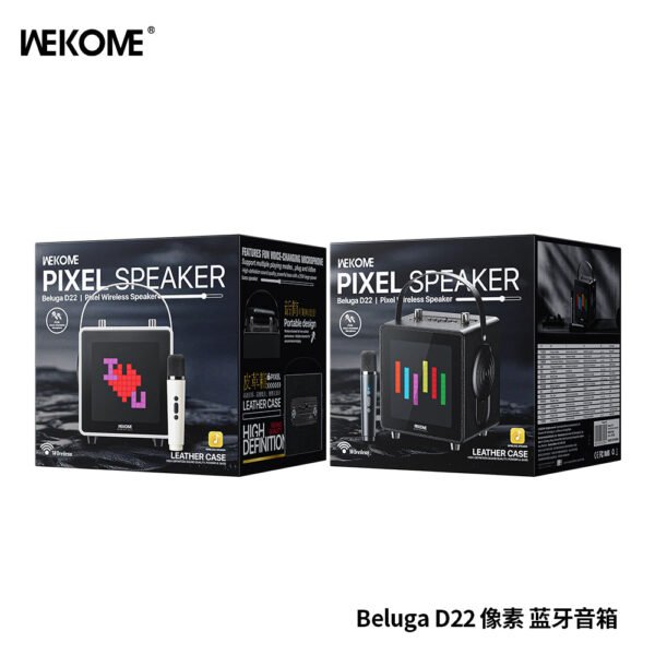 6AFD4460-53AB-4BEC-A013-3DE6B95A677F.jpg D22 PIXEL SPEAKER Beluga 1 Pelt Ireless Speaker