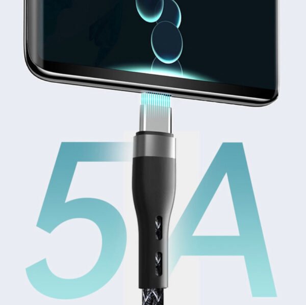i1226 CB08 5A 3in1 Fast Charging Braided Data Cable