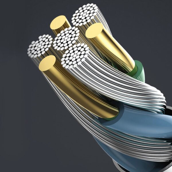 i1226 CB08 5A 3in1 Fast Charging Braided Data Cable