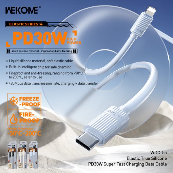 A0BBEEE6-17CF-4B9D-AA06-44E350F7CE54.jpg WDC-55 Elastic True Silicone PD 30W Fast Charging Data Cable