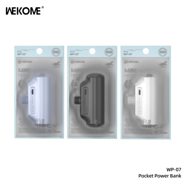 WP-07 Pocket Power Bank Lightning/Type-C Version (3000mAh)