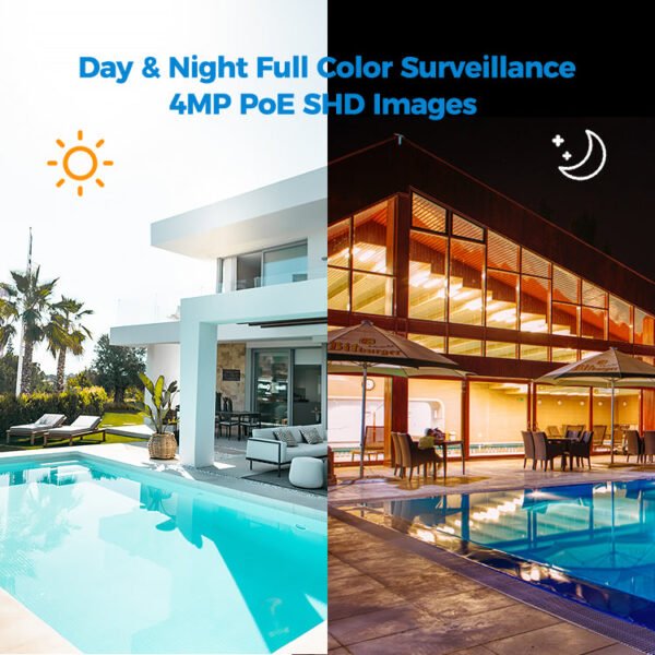 ISH-4MPOE23.jpg ISH-4MPOE2 Waterproof Bullet 4MP POE IR Dual Lights