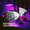 ISH-4MPOE1 Waterproof Bullet 4MP POE IR Dual Lights