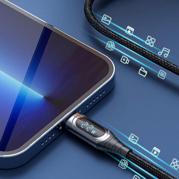 WDC-166a Intelligent Digital Display Charging Data Cable