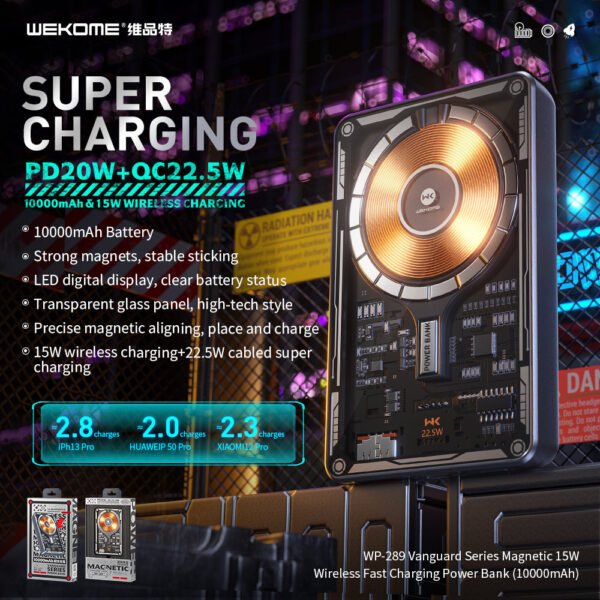image_d2f05769-9492-47fd-a38b-d8ade50b000c.jpg WP-289 SUPER Powerbank PD20W+QC22.5W 10000mAh & 15W WIRELESS